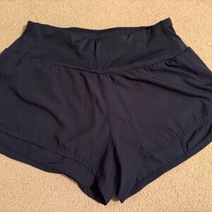 Women's Navy Athletic Shorts